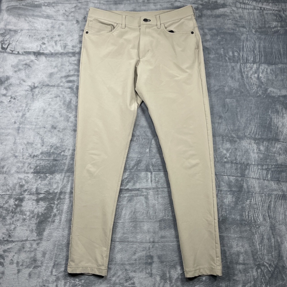 Public Rec Pants Mens 31x32 Khaki Workday Performance Stretch Chino Comfort